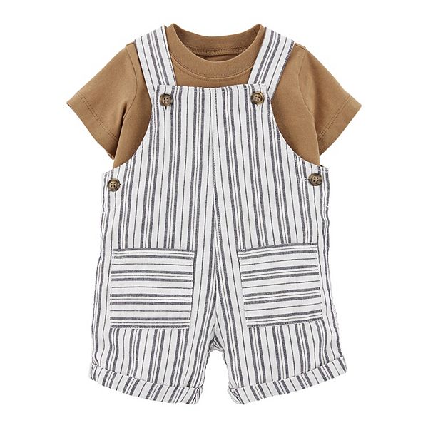 Baby Boy Carter's Tee & Shortalls Set
