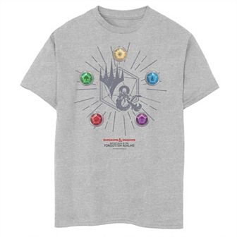 Boys 8-20 Magic: The Gathering D&D Five Expansion Symbols Graphic Tee