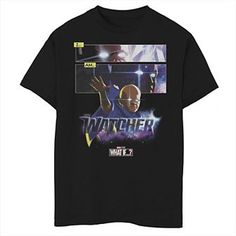 Boys 8-20 Marvel What If The Watcher Panel Poster Graphic Tee