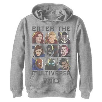 Boys 8-20 Marvel What If Enter The Multiverse Quote Graphic Hoodie