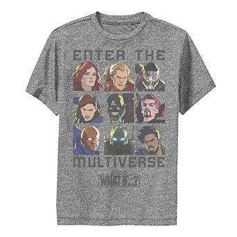 Boys 8-20 Marvel What If Enter The Multiverse Quote Graphic Tee