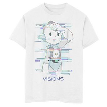 Boys 8-20 Star Wars Visions Character Glitch Graphic Tee