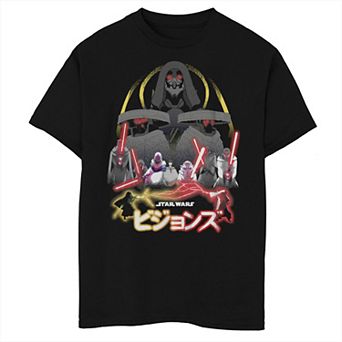 Boys 8-20 Star Wars Visions Villain Group Poster Graphic Tee