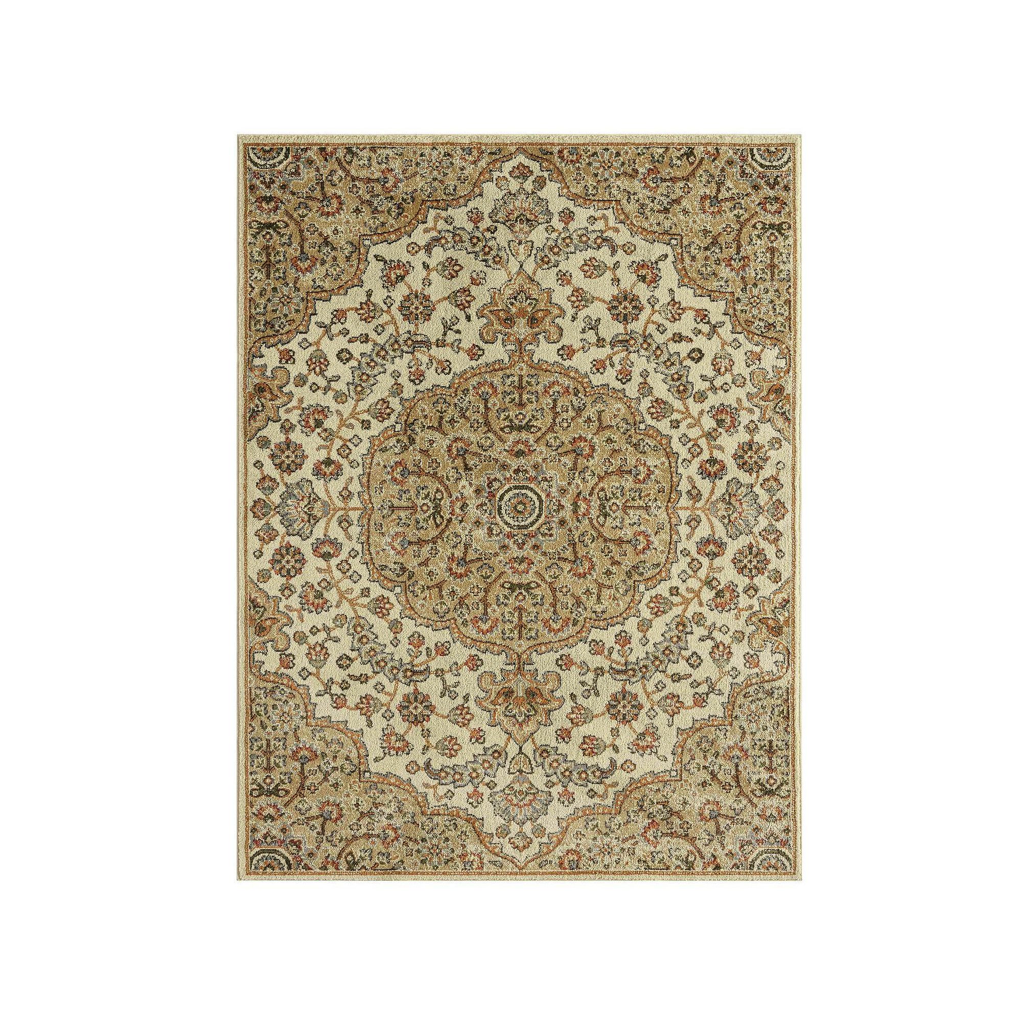 Home Dynamix Royalty Medallion Area Rug, Beige Ivory