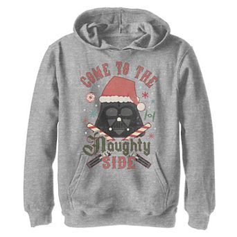 Boys 8-20 Star Wars Christmas Darth Vader Come To The Naughty Side Graphic Hoodie