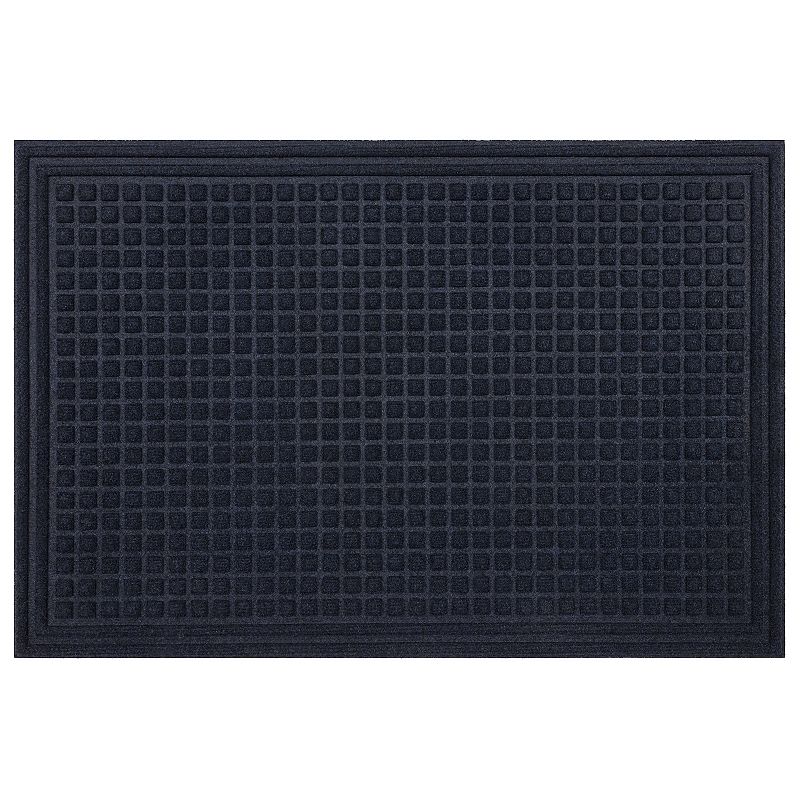 47755827 Mohawk Home Waffle Grid Impression Doormat, Blue,  sku 47755827