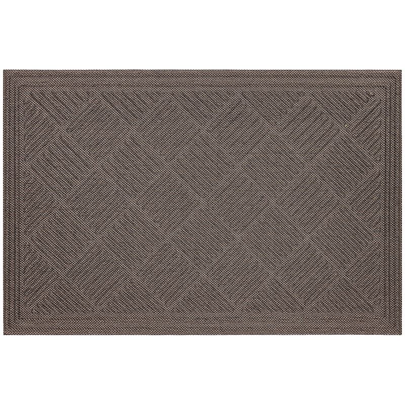 Mohawk Home Parquet Impressions Jacquard Doormat, Grey, 3X5 Ft