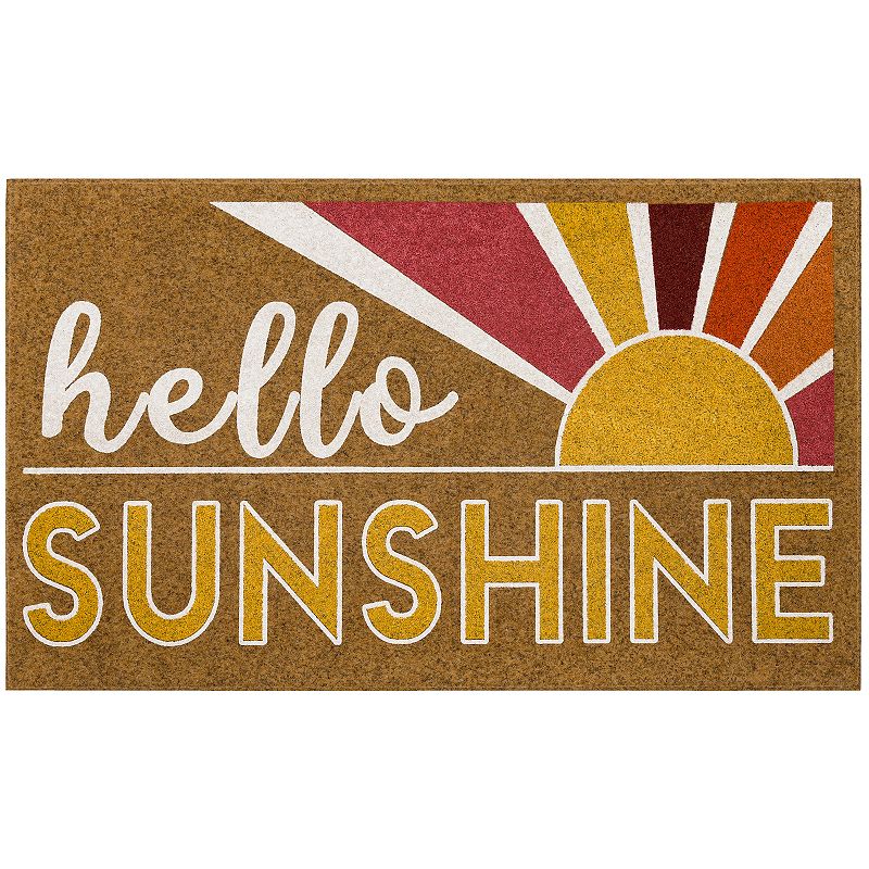 Mohawk Home Hello Sunshine Doormat - 18 x 30, Multicolor, 18X30