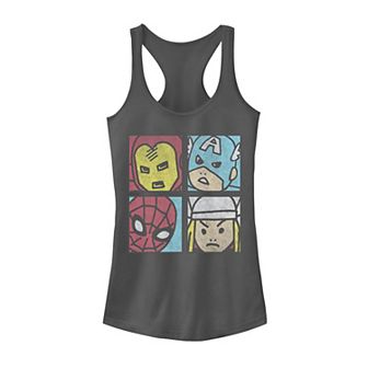 Juniors' Marvel Avengers Doodle Tank Top