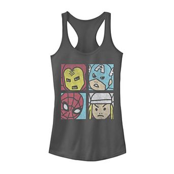 Juniors' Marvel Avengers Doodle Tank Top