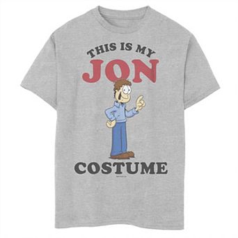 Boys 8-20 Garfield This Is My Jon Costume Graphic Tee