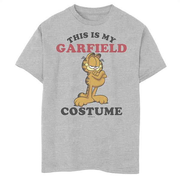 Boys 8 20 Garfield This Is My Garfield Costume Graphic Tee