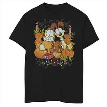Boys 8-20 Garfield & Odie Fall Seasons Graphic Tee
