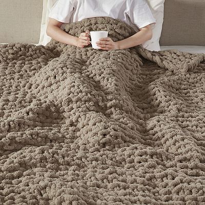 Chunky knit blanket kohls sale