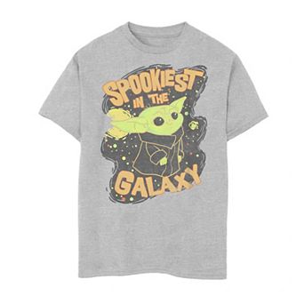 Boys 8-20 Star Wars The Mandalorian Spookiest In The Galaxy Sketch Graphic Tee