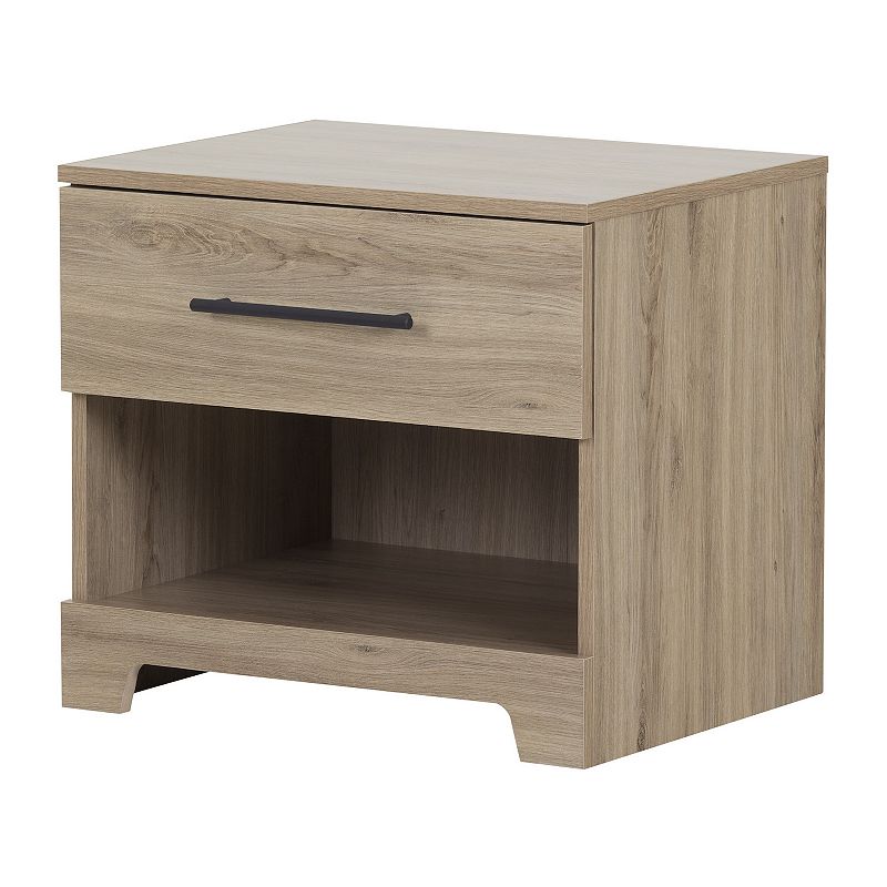 South Shore Primo 1-Drawer Nightstand, Beig/Green