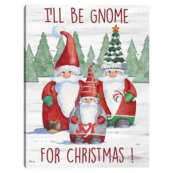 Masterpiece Gnome Town Vertical by P Brent Canvas Wall Art