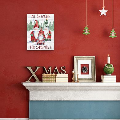 Masterpiece Gnome Town Vertical by P Brent Canvas Wall Art