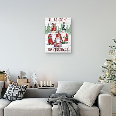 Masterpiece Gnome Town Vertical by P Brent Canvas Wall Art