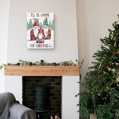 Masterpiece Gnome Town Vertical by P Brent Canvas Wall Art