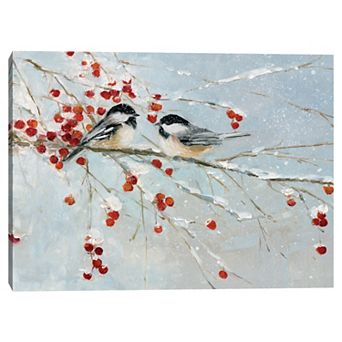 Masterpiece Chickadees in Winter Wall Decor
