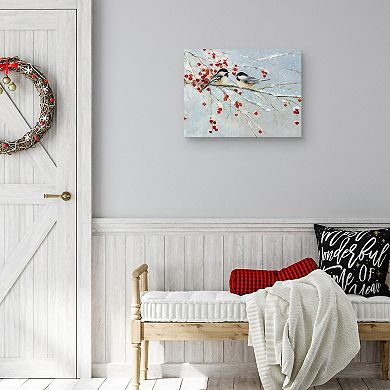 Masterpiece Chickadees in Winter Wall Decor