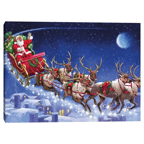 Masterpiece Santa's Sleigh Wall Decor