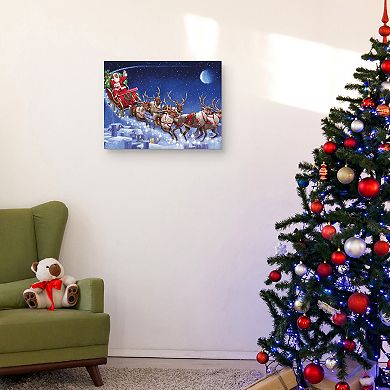 Master Piece Santa's Sleigh Wall Decor