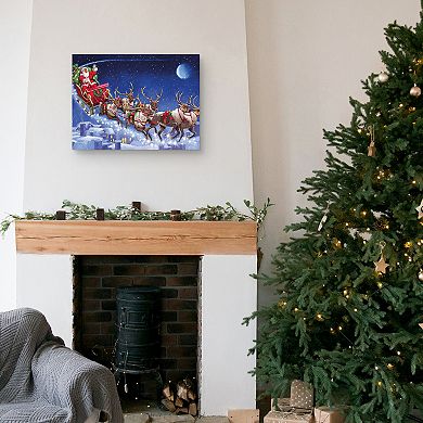 Masterpiece Santa's Sleigh Wall Decor