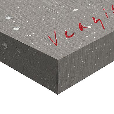 Masterpiece Llama with Red & White Scarf Wall Decor