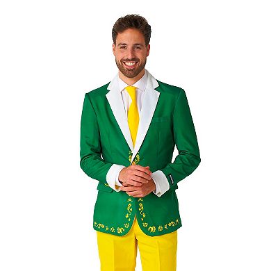 Men's Suitmeister Elf??? Modern-Fit Licensed Christmas Novelty Suit Set