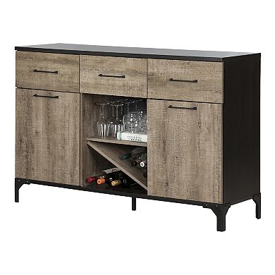 South Shore Valet Buffet with Wine Storage