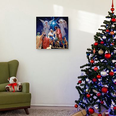 Master Piece Nativity Collage Wall Decor