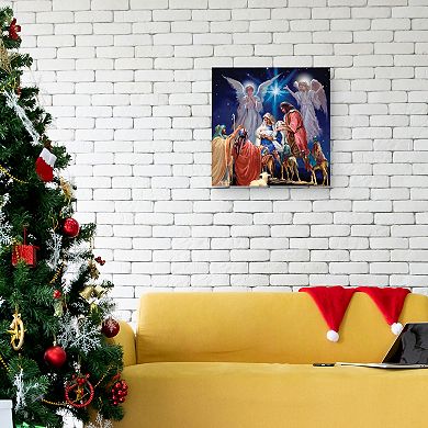 Master Piece Nativity Collage Wall Decor