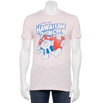 Men's Hawaiian Punch Character With Drink Tee