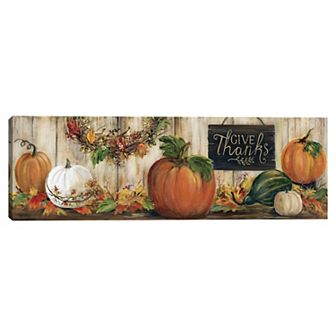 Masterpiece Give Thanks Pumpkins Wall Decor