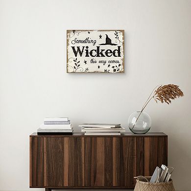 Master Piece Something Wicked by J Tava Canvas Wall Art