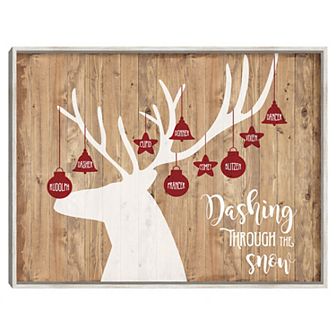 Masterpiece Dashing Through the Snow Wall Decor