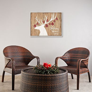 Masterpiece Dashing Through the Snow Wall Decor