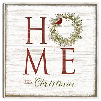 Masterpiece Home for Christmas Bird Wall Decor