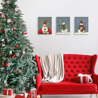 Master Piece Santa & Snowman & Gift Wall Decor