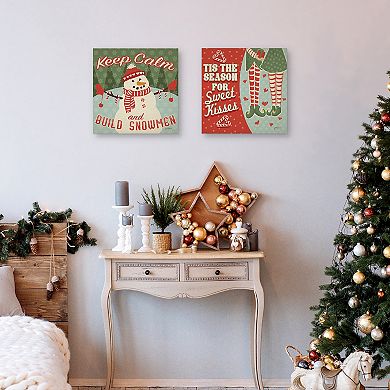 Masterpiece Retro Christmas VII & VIII Wall Decor