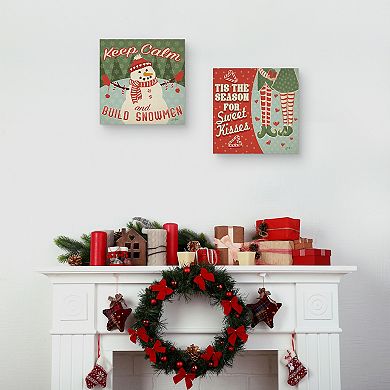 Masterpiece Retro Christmas VII & VIII Wall Decor
