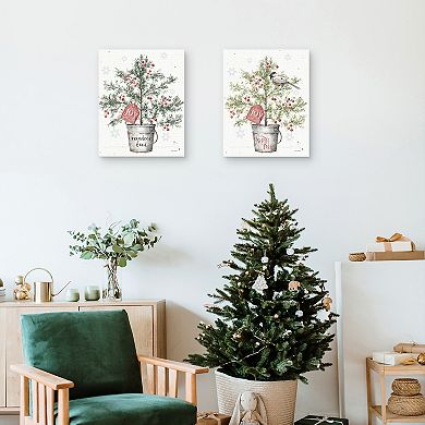 Masterpiece A Christmas Weekend III & Greenery III Wall Decor