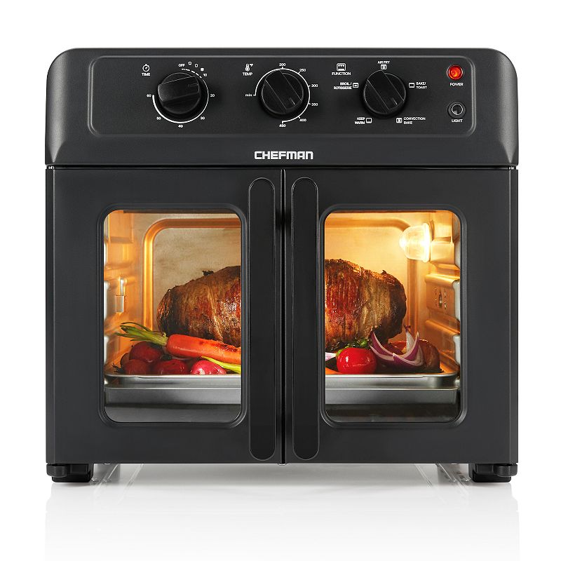 Chefman 6 Slice French Door Toaster Oven Air Fryer