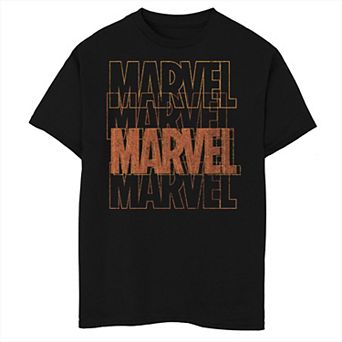 Boys 8-20 Marvel Halloween Logo Stack Graphic Tee