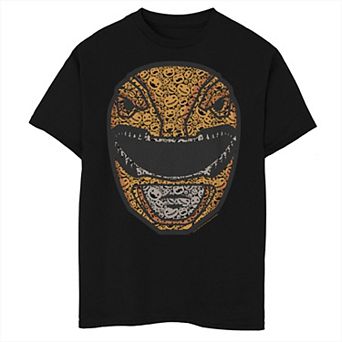 Boys 6-20 Power Rangers Red Ranger Helmet Pumpkin Icon Fill Graphic Tee