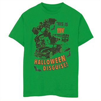 Boys 8-20 Transformers This Is My Halloween Disguise Stamp Graphic Tee