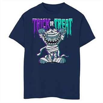 Boys 8-20 Garfiled Mummy Trick Or Treat Halloween Costume Portrait Graphic Tee