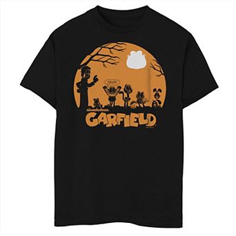 Boys 8-20 Garfield Orange Hue Silhouette Stamp Graphic Tee